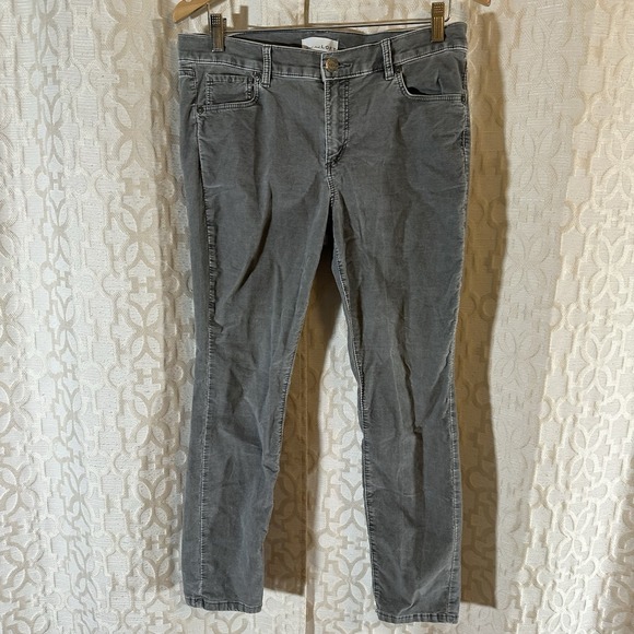 LOFT Denim - LOFT Modern Skinny Corduroy Pants Gray Size 30/10